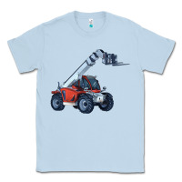 Dusty Blue Telehandler Classic Tee - LillyAllenDesigns