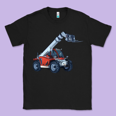 Telehandler Classic Tee Designed By Lillyallendesigns