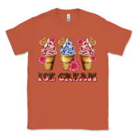 Copper floral ice cream Classic Tee - AdoDesignShop
