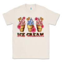 Natural floral ice cream Classic Tee - AdoDesignShop