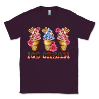 Plum floral ice cream Classic Tee - AdoDesignShop