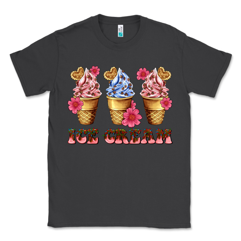 Floral Ice Cream Classic Tee by AdoDesignShop | Teevron