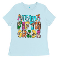Baby Blue team fifth grade Ladies Tee - JahusDesignShop