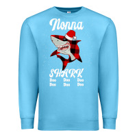 Ocean Blue Nonna Shark Doo Doo Premium Sweatshirt - Bettercallsaul