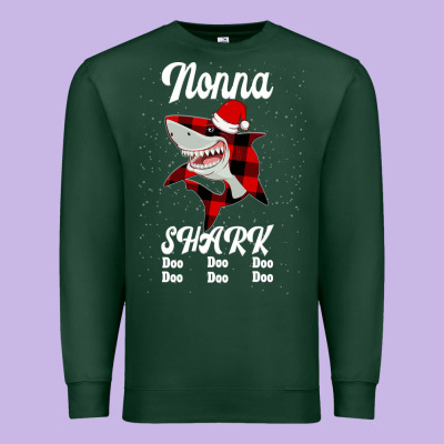 Nonna Shark Doo Doo Premium Sweatshirt Designed By Bettercallsaul