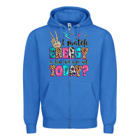 True Royal i match energy so how we gon' act today Zipper Hoodie - MaliasSmallBusiness