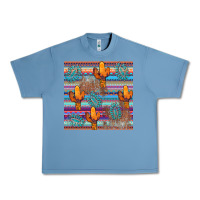 Pebble Blue cactus gemstone seamless Urban Heavy Tee - AdoDesignShop