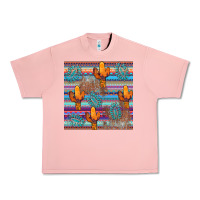 Salmon cactus gemstone seamless Urban Heavy Tee - AdoDesignShop