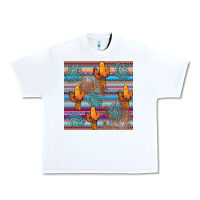 White cactus gemstone seamless Urban Heavy Tee - AdoDesignShop