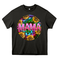 Asphalt tie dye mama Heavy Core Tee - texasbilliewilder