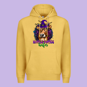 Hocus Pocus Heifer With Cow And Halloween Premium Hoodie Designed By Texasbilliewilder