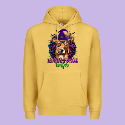 Hocus Pocus Heifer With Cow And Halloween Premium Hoodie Designed By Texasbilliewilder
