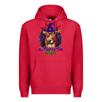 Cardinal Hocus Pocus Heifer with Cow and Halloween Premium Hoodie - texasbilliewilder