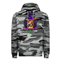 Slate Camo Hocus Pocus Heifer with Cow and Halloween Premium Hoodie - texasbilliewilder