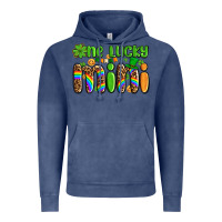 Vintage Denim st patricks one lucky mini Vintage Hoodie - AdoDesignShop