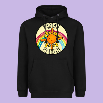 Radiate Positivity Heavyweight Hoodie Designed By Bettercallsaul