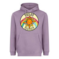Lavender Radiate Positivity Heavyweight Hoodie - Bettercallsaul
