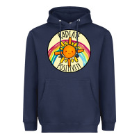Navy Radiate Positivity Heavyweight Hoodie - Bettercallsaul