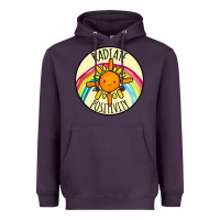 Plum Radiate Positivity Heavyweight Hoodie - Bettercallsaul