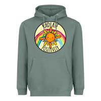 Sage Radiate Positivity Heavyweight Hoodie - Bettercallsaul
