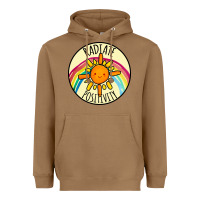 Toasted Coconut Radiate Positivity Heavyweight Hoodie - Bettercallsaul