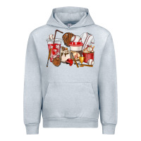 Heather Grey Baseball coffee cups Urban Hoodie - HowdyJamesFarm