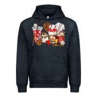Navy Baseball coffee cups Urban Hoodie - HowdyJamesFarm
