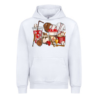 White Baseball coffee cups Urban Hoodie - HowdyJamesFarm