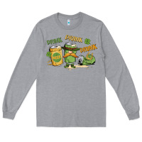 Heather Grey deink drank drunk st. patrick's day Long Sleeve Tee - MaliasSmallBusiness