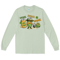 Matcha deink drank drunk st. patrick's day Long Sleeve Tee - MaliasSmallBusiness