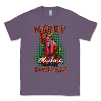 Lavender merry clucking christmas rooster Classic Tee - BarkalooDesign