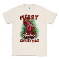 Natural merry clucking christmas rooster Classic Tee - BarkalooDesign