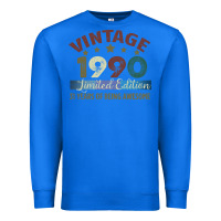 True Royal Vintage 1990 Limited Edition 31 Years Of Being Awesome Premium Sweatshirt - Bettercallsaul