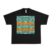 Black aztec cowhide seamless Urban Heavy Tee - AdoDesignShop