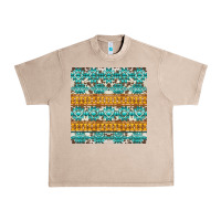 French Oak aztec cowhide seamless Urban Heavy Tee - AdoDesignShop