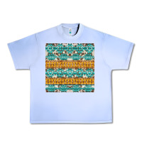 Grape Ice aztec cowhide seamless Urban Heavy Tee - AdoDesignShop