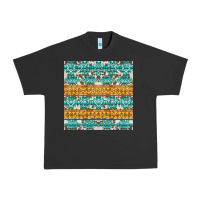 Pigment Black aztec cowhide seamless Urban Heavy Tee - AdoDesignShop