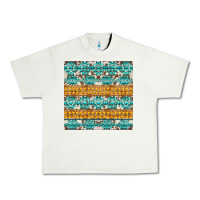 Pistachio aztec cowhide seamless Urban Heavy Tee - AdoDesignShop