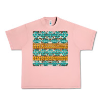 Salmon aztec cowhide seamless Urban Heavy Tee - AdoDesignShop