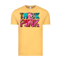 Vintage Mustard think pink cancer ribbon Vintage Tee - AdoDesignShop