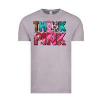 Vintage Zinc think pink cancer ribbon Vintage Tee - AdoDesignShop