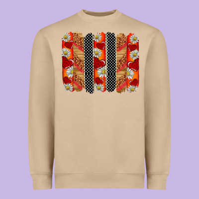 Ladybug Brushstrokes Heavyweight Sweatshirt Designed By Barkaloodesign