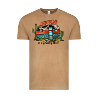 Vintage Camel camping is my happy place Vintage Tee - JahusDesignShop