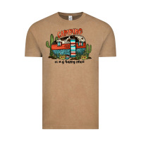 Vintage Coffee camping is my happy place Vintage Tee - JahusDesignShop