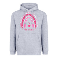 Heather Grey Valentines Day Rainbow Heavyweight Hoodie - Bettercallsaul