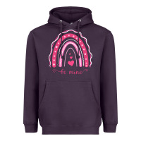 Plum Valentines Day Rainbow Heavyweight Hoodie - Bettercallsaul
