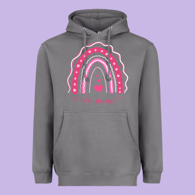 Valentines Day Rainbow Heavyweight Hoodie Designed By Bettercallsaul