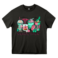 Asphalt respiratory therapist coffee cups Heavy Core Tee - Zillion Design Studio