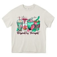 Respiratory Therapist Coffee Cups Heavy Core Tee | Teevron