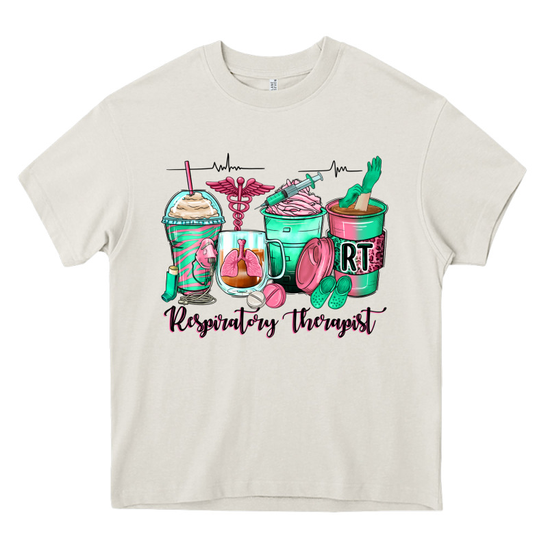 Respiratory Therapist Coffee Cups Heavy Core Tee by Zillion Design Studio | Teevron